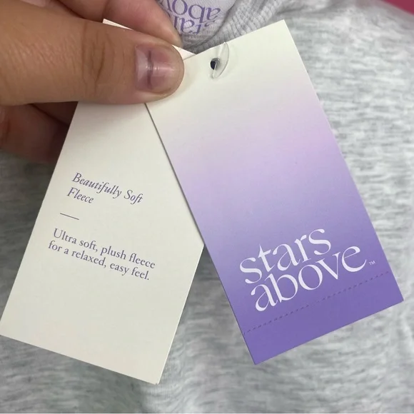 Stars Above- Heather Grey Crewneck - Picture 3 of 7